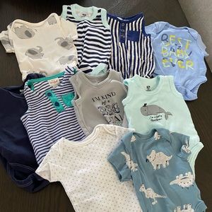 Lot of baby onesies